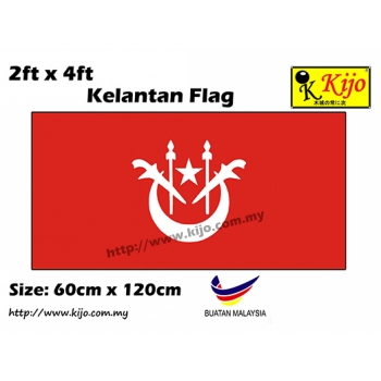 7224 60cm X 120cm Kelantan Flag